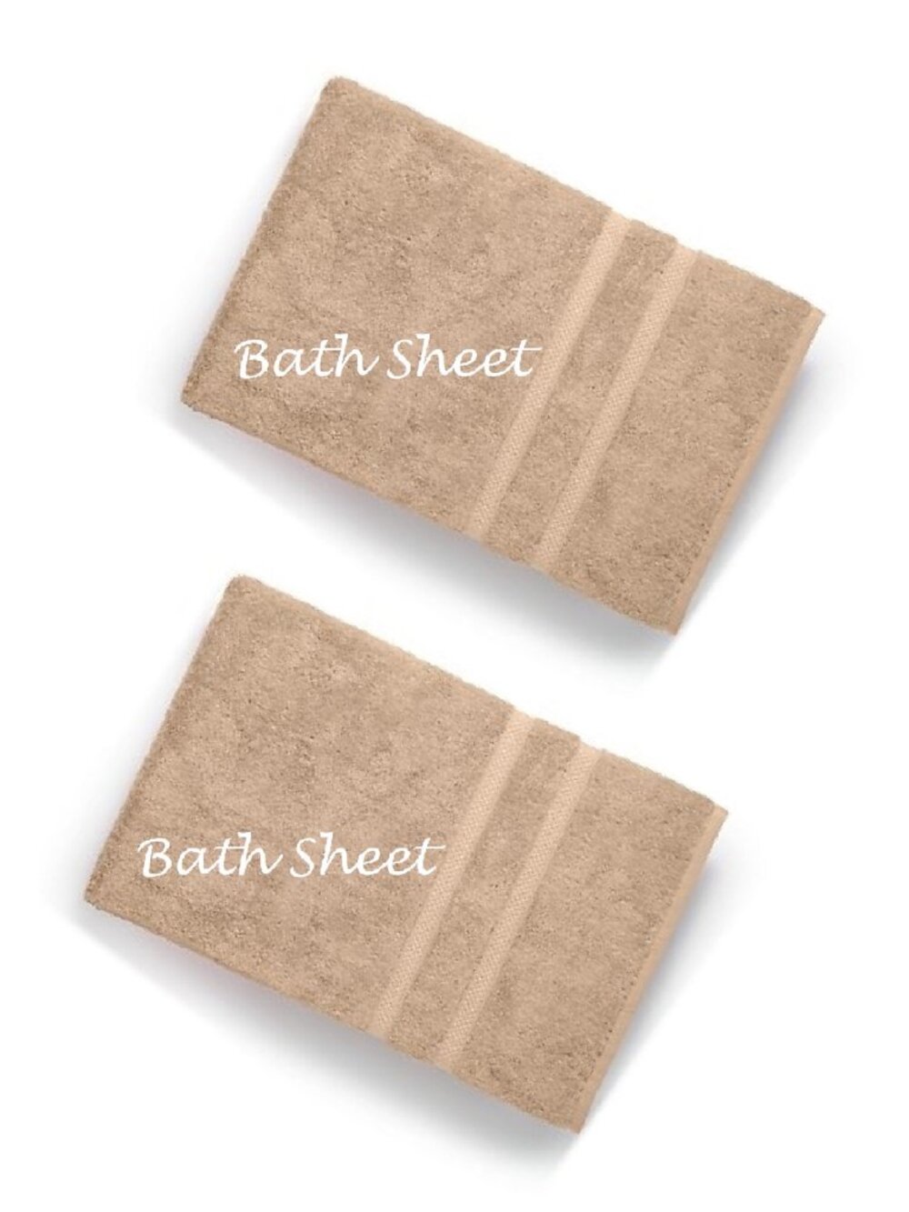 2 new CAMEL Charter Club Elite 100% Hygro Cotton 33x64 inch BATH SHEETS